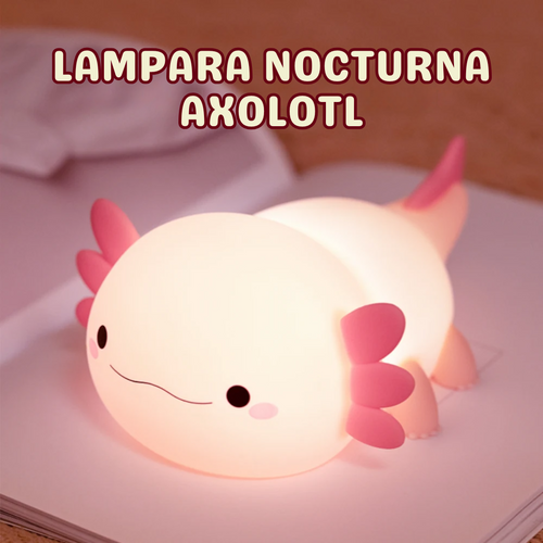 Lampara de noche Axolotl