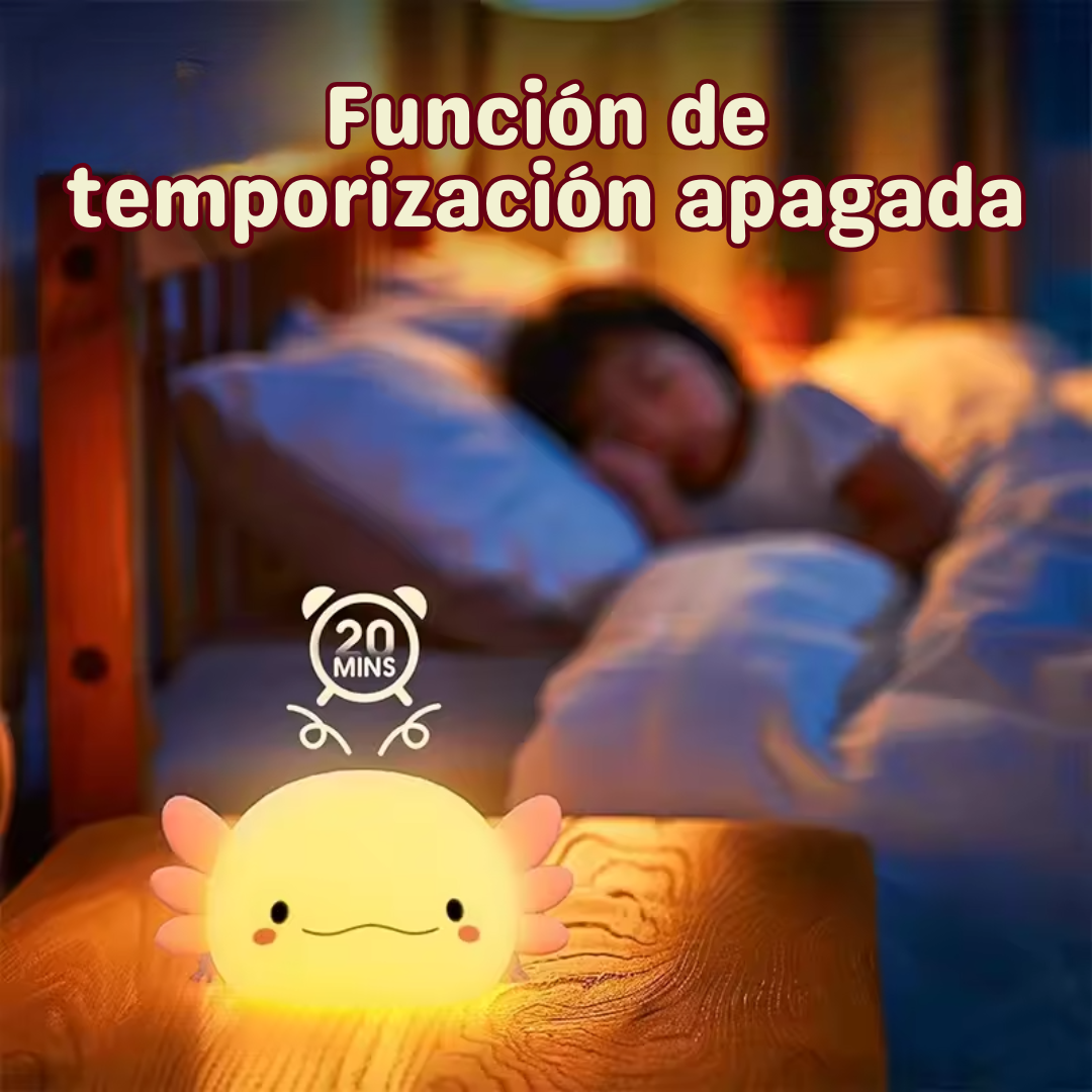 Lampara nocturna Axolotl